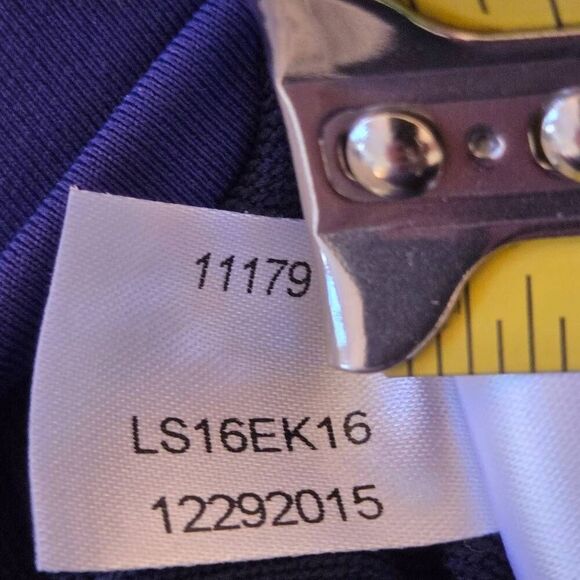 Peter Millar Womens Half Zip Wicking UPF50 Pullover Performance Shirt Navy Large - Picture 10 of 11